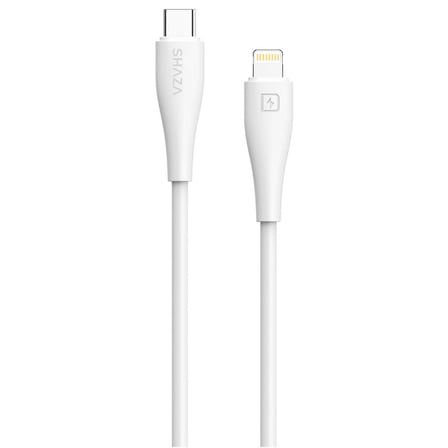 Shaza 30W Type-C To Lightning Soft Şarj ve Data Kablosu 