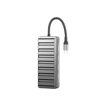 Sunix PD 100W 7in1 Usb-C to TF/SD-HDMI Hub Adaptör HB-13