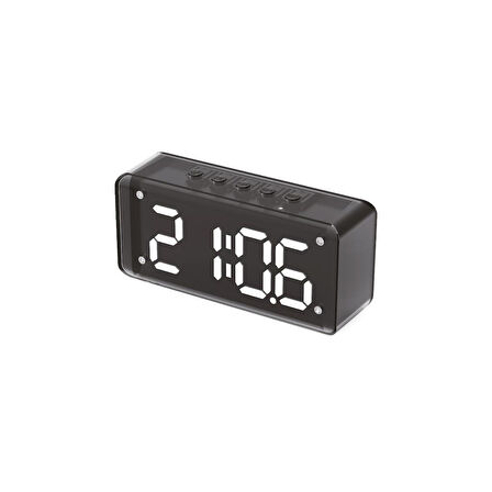Sunix 6W 1800 Mah Led Işıklı Çalar Saat Bluetooth Hoparlör BTS-240
