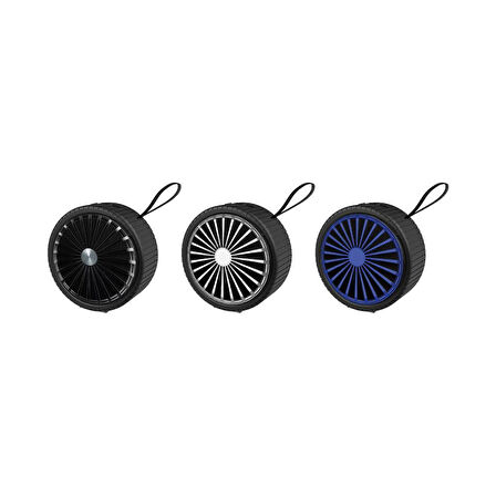 Sunix 800 Mah 5W Kablosuz  Taşınabilir Bluetooth Hoparlör Mavi BTS-140M