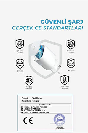 Hakopro Iphone Hızlı Şarj Aleti 8 X Xs Xr 11 12 13 14 / Pro Max Mini Plus Cihazları 20w Lightning