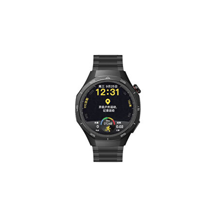 Sunix Amoled Ekran 48mm Metal ve Silikon Kordonlu Akıllı Saat Siyah WT6 Pro
