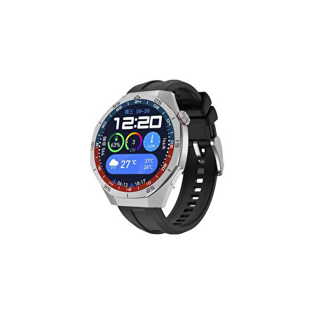Sunix Amoled Ekran 48mm Metal ve Silikon Kordonlu Akıllı Saat Gri WT6 Pro