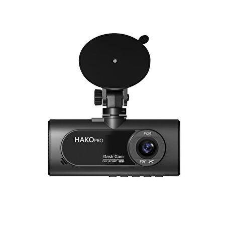 Hakopro 1080P Ön ve Arka Kameralı 2.0" IPS HD Ekran, Wifi ve G Sensörlü Akıllı Araç Kamerası CMR100