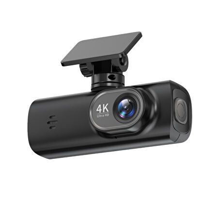 Hakopro 3840*2160P Ön ve Arka Kameralı 1.5” IPS HD Ekran, Wifi ve Ultra Geniş Açılı UHD 4K Akıllı Araç Kamerası CMR110