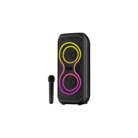 Sunix 16W 2400 Mah 2x4 İnç Bass Mikrofonlu Bluetooth Hoparlör BTS-460 