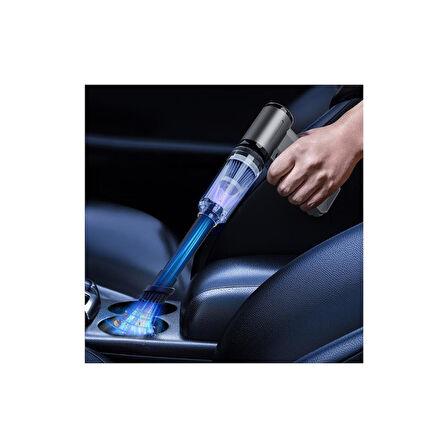 Hakopro 8000Pa Güçlü Vakumlu Çok Fonksiyonlu Araç İçi Şarjlı El Süpürgesi HPF100