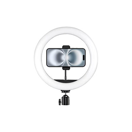 Sunix 12 Inç Led Işıklı Telefon Tutuculu  Selfie Makyaj Işığı MJ-33