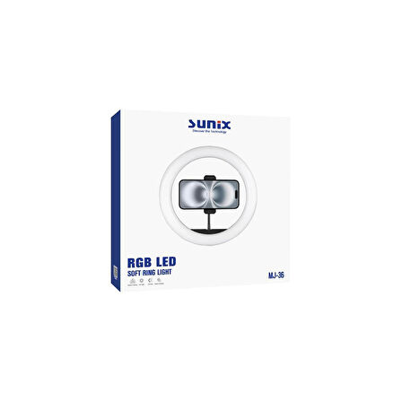 Sunix 14 Inç Led Işıklı Telefon Tutuculu  Selfie Makyaj Işığı MJ-36