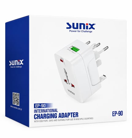 Sunix EP-50 Seyahat Adaptörü