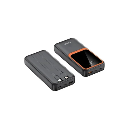 Sunix PB  700 20.000 mAh Powerbank Dahili Kablolu Siyah