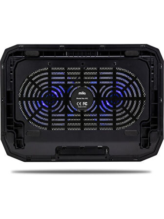 Classone Mila Serisi - M2 - 13-17 inch - Mavi Led,2 Fan,2 USB Gaming Notebook Soğutucu Standı