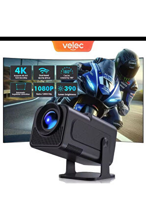 Technow Taşınabilir Game Projektör Full Hd 1080P 4k HY320 Projeksiyon Gamepad