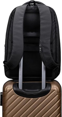 Classone GA-0010 Gauntlet V1 Sert Kabuk Serisi 15.6 inch Uyumlu WTX Pro Su Geçirmez Kumaş Laptop Çantası Siyah - Outlet