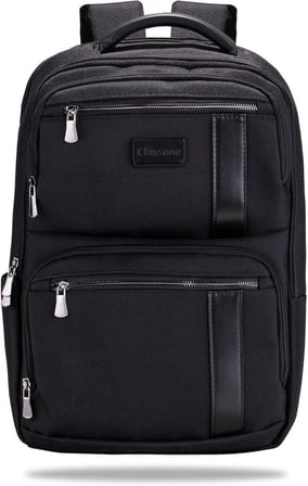 Classone BP-BS100 Business VIP B1 - Serisi 15.6 inch Uyumlu WTX Pro Su Geçirmez Kumaş Laptop Sırt Çantası -Siyah Outlet