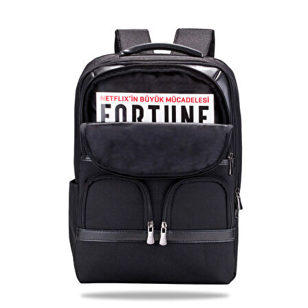 Classone BP-BS200 Business Vıp B2 -Serisi 15.6 Inch Uyumlu Wtx Pro Su Geçirmez Kumaş Laptop Sırt Çan