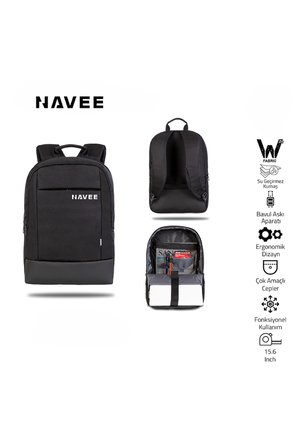 Sırt Çantası - Bölmeli Taşıma Çantası - 15.6 Inç Uyumlu Laptop Çantası Askılı Su Geçirmez - 13x32x44 cm