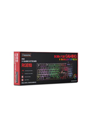 Classone Rgb10 Rgb Serisi Gamıng Klavye OUTLET