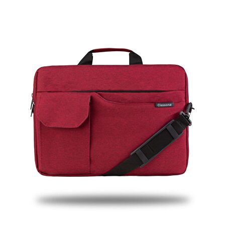 Classone 15.6 inch Laptop,Notebook Çantası -BordoClassone 