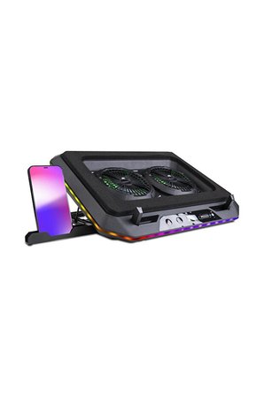 Classone Gaming Gt200 Laptop Soğutucu Notebook Stand,3000 Rpm, 10 Rgb Işık Kontrolü , 15.6 -17 Inch - OUTLET