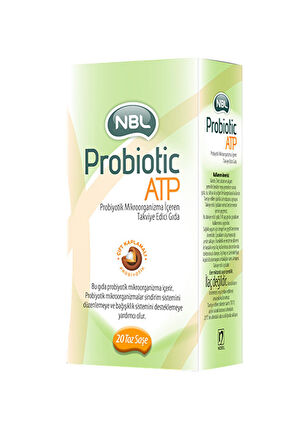 Nbl Probiotic ATP Takviye Edici Gıda 10 Toz Saşe