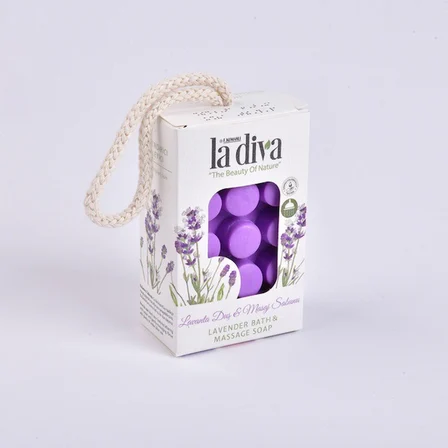 La Diva Lavanta Duş ve Masaj Sabunu - Mor - 120 gr