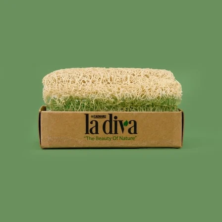 La Diva Aloe Vera Kabak Lifli Sabun - Yeşil - 130 gr
