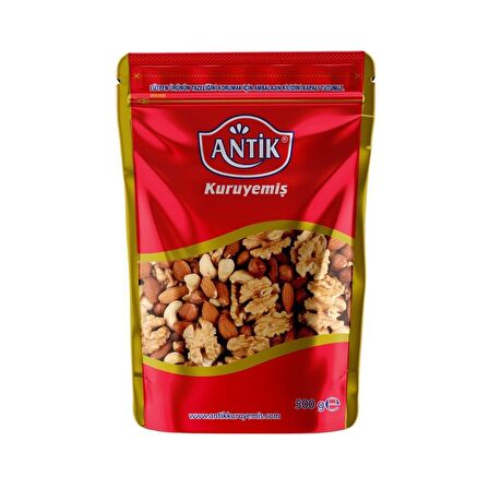 Karışık Kuruyemiş Çiğ 4 Çeşit ( 500 Gr )