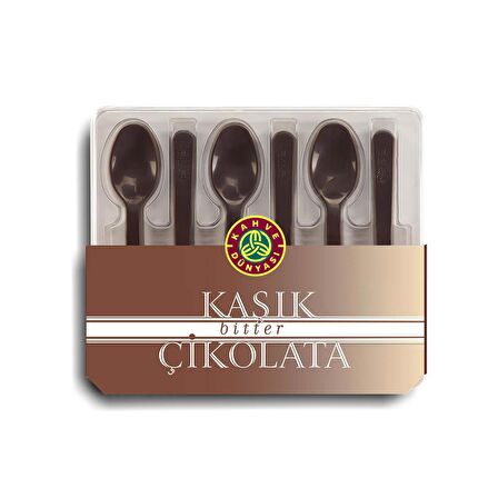 Kahve Dünyası Bitter Kaşık Çikolata 6 x 8 gr x 4 Adet