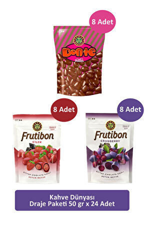 Kahve Dünyası Draje Paketi 50 GR x 24 Adet