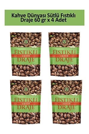 Kahve Dünyası ANTEP FISTIK DRAJE 60 GR x 4 Adet