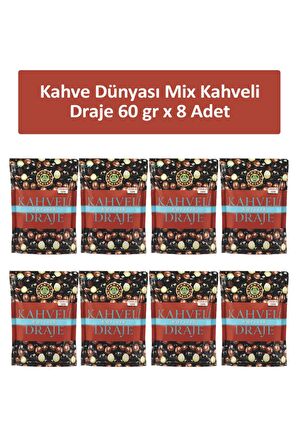 Kahve Dünyası KAHVELİ KARIŞIK DRAJE 60 GR x 8 Adet