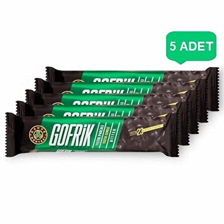 Kahve Dünyası Gofrik Antep Fıstıklı Bitter Çikolata 33 gr (5 ADET)