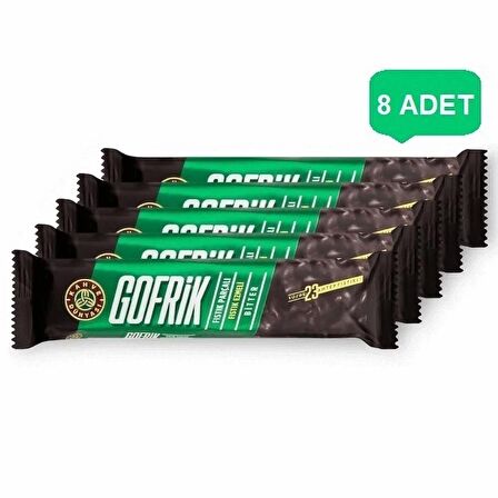 Kahve Dünyası Gofrik Antep Fıstıklı Bitter Çikolata 33 gr (8 ADET)