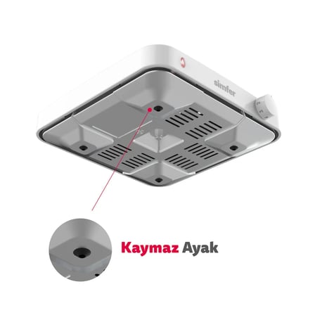 Simfer Hp1500w Beyaz Hot Plate Tek Gözü Elektrikli Ocak (Çift Emniyetli Termostat , 1500W Krom Çember)