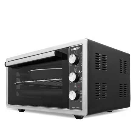 Simfer 4503 İnox 45 LT Turbo Fan Mini/Midi Fırın - 6 Fonksiyon,Yoğurt Yapma, Buz Çözme & İç Aydınlatma