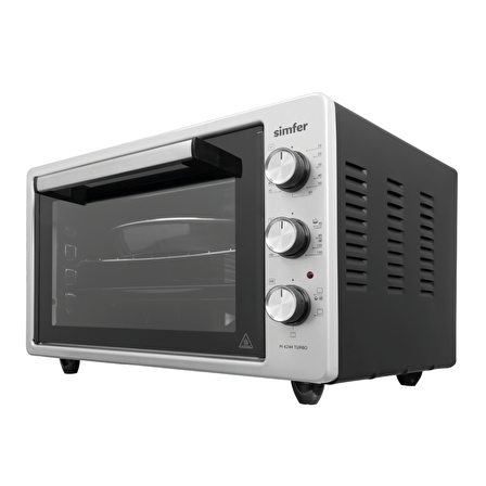 Simfer 4244 42Litre Inox Gri Midi Fırın 6 Fonksiyon Turbo