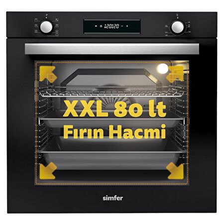 Simfer 7381 80 lt Ankastre Fırın