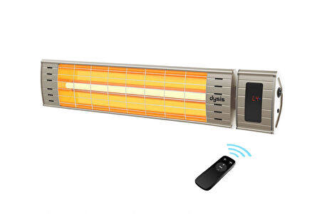 Art Plus Karbon Serisi IP65 Suya-Toza Dayanıklı 2300 W Bej Uzaktan Kumandalı Dış Mekan Isıtıcı