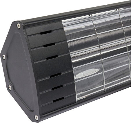 Dysis DH-7452 Art Plus Karbon Serisi IP65 Suya-Toza Dayanıklı 2300 W Siyah Dış Mekan Isıtıcı