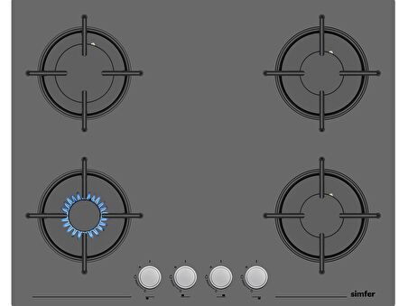 Simfer 3655 Gazlı Ankastre Ocak