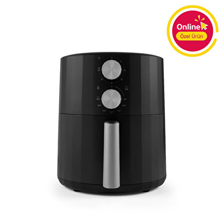 Simfer SK-6705 5.5Litre Airfry Silent Pro Mekanik Siyah