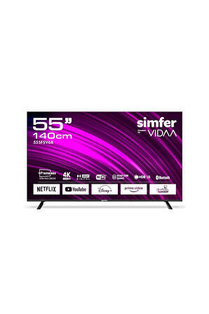 55SFSV6B 140 Ekran 55 " VIDAA Smart LED 4K ULED Televizyon