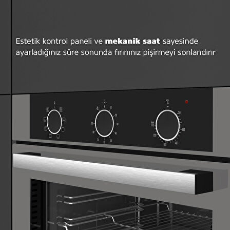 Simfer 8222 Ank. QS Büyük Pop-up 9 Fonk Gri Cam Power Turbo