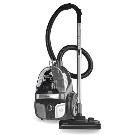 Toz Torbasız Yatay Süpürge Clean Power S4 Silver/Gri SK-6300