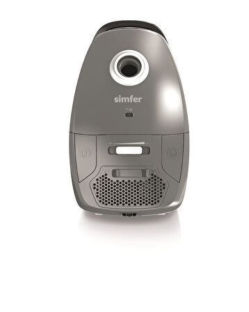 Simfer Toz Torbalı Yatay Süpürge Gümüş Gri SK-6310