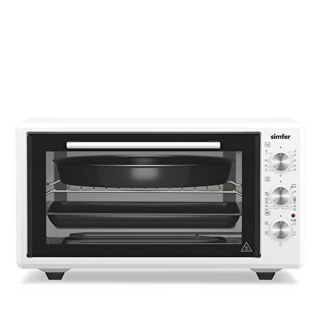 Simfer 4546 45 Lt Klasik Beyaz Turbo Mekanik Saat Lamba