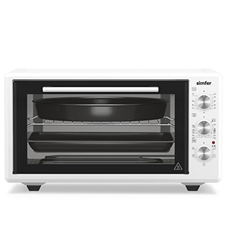 Simfer 4546 45 Lt Klasik Beyaz Turbo Mekanik Saat Lamba