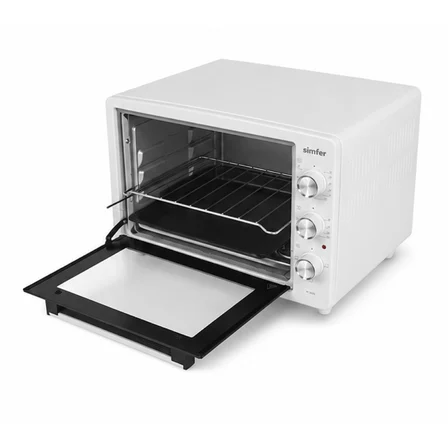 Simfer 3423 Beyaz 34 LT Statik Mini / Midi Fırın - 4 Fonksiyon, Programlanabilir Pişirme & Isı Kontrol Sistem