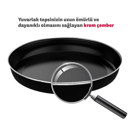 7062 Beyaz 70 LT Turbo Fan Piliç Çevirme Mini/Midi Fırın - Multi Fonksiyon, Yoğurt Yapma, Buz Çözme & Çift Cam